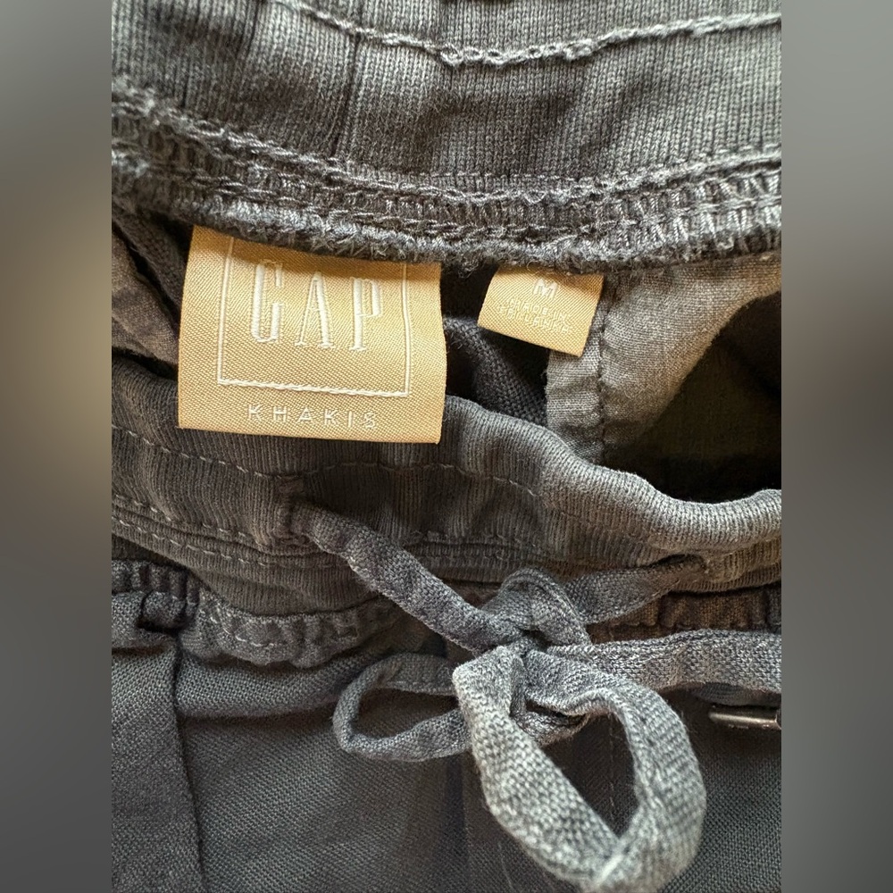 Gap Linen Blend Pull On Cargo Joggers, size M, NWOT - Picture 4 of 5